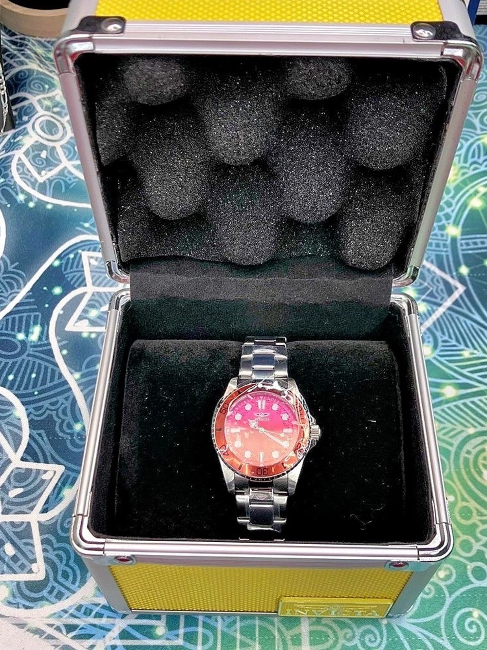 Women’s Invicta Pro Diver Watch 50949 | Pink Orange Dial | New in Case